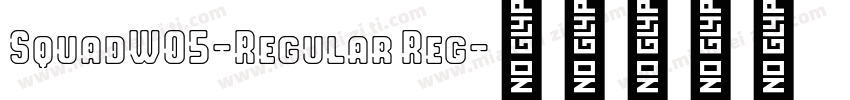 SquadW05-Regular Reg字体转换